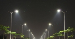 Как работает уличное освещение в Константиновке