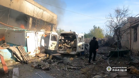 Ракетний удар по Костянтинівці: поліція організувала евакуацію мирних жителів