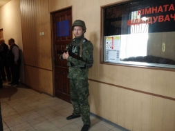 В горотделе милиции прошли учения по защите админзданий