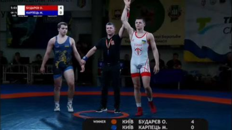 Константиновец Александр Бударев завоевал бронзу на чемпионате Украины по греко-римской борьбе