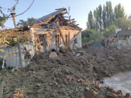 Очередной Прилёт в частный сектор города Константиновка
