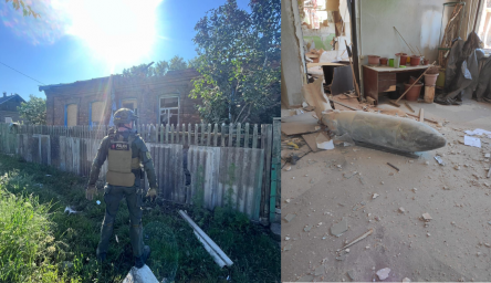 Новые удары по Константиновке: погибший, раненый и неразорванный авиаснаряд