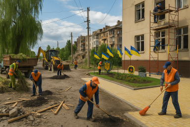 Громада держится: коммунальные службы Константиновки ежедневно восстанавливают город, несмотря на обстрелы