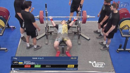 Владислав Проценко из Константиновки &mdash; четвертый на Чемпионате мира по жиму лежа