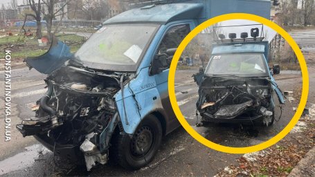 Во время работы в Константиновке ранены двое работников городской военной администрации