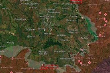 Войска РФ наступают на Константиновку по четырем направлениям: аналитик DeepState о ситуации на фронте