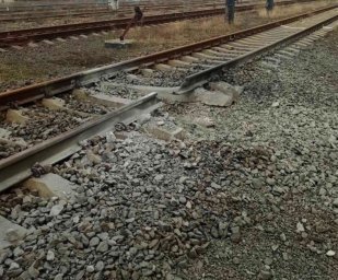 7 февраля оккупанты повредили железную дорогу в Константиновке