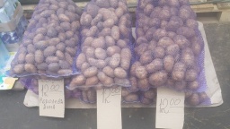 
В Константиновку завезли много посадочного картофеля
