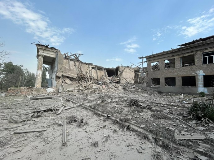 Вражеские авиаудары по учебному заведению в Константиновке 11 июля &mdash; без пострадавших, но с разрушениями