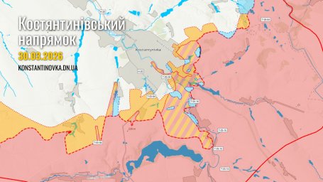Костянтинівський напрямок: ворог тисне в промзоні та б&rsquo;є по логістиці, ЗСУ стримують просування