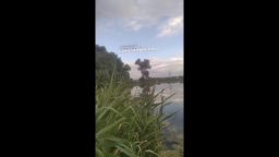 Момент прилёта в Константиновке 14 июля