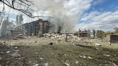Обстановка в Константиновке на утро 27 сентября 2025 г. Серия авиаударов ФАБ-250 - погибшие, раненые и масштабные разрушения