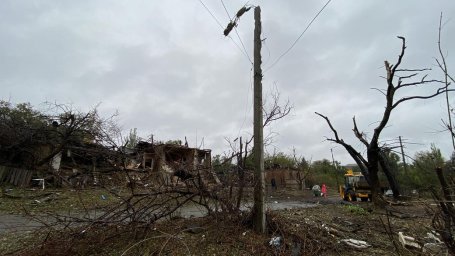 Российские военные 1 ноября в течение часа обстреливали город Константиновка Донецкой области.