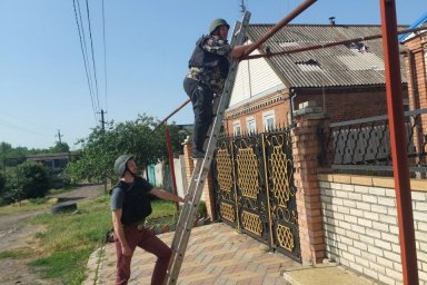 Ильиновка &ndash; снова с газом! Несмотря на обстрелы, село на передовой получило голубое топливо