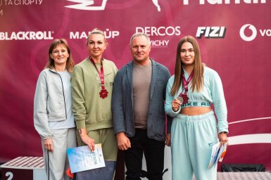 Спортсменка з Костянтинівки Марія Стрєлець здобула срібло та бронзу на Чемпіонаті України з легкої атлетики у Львові